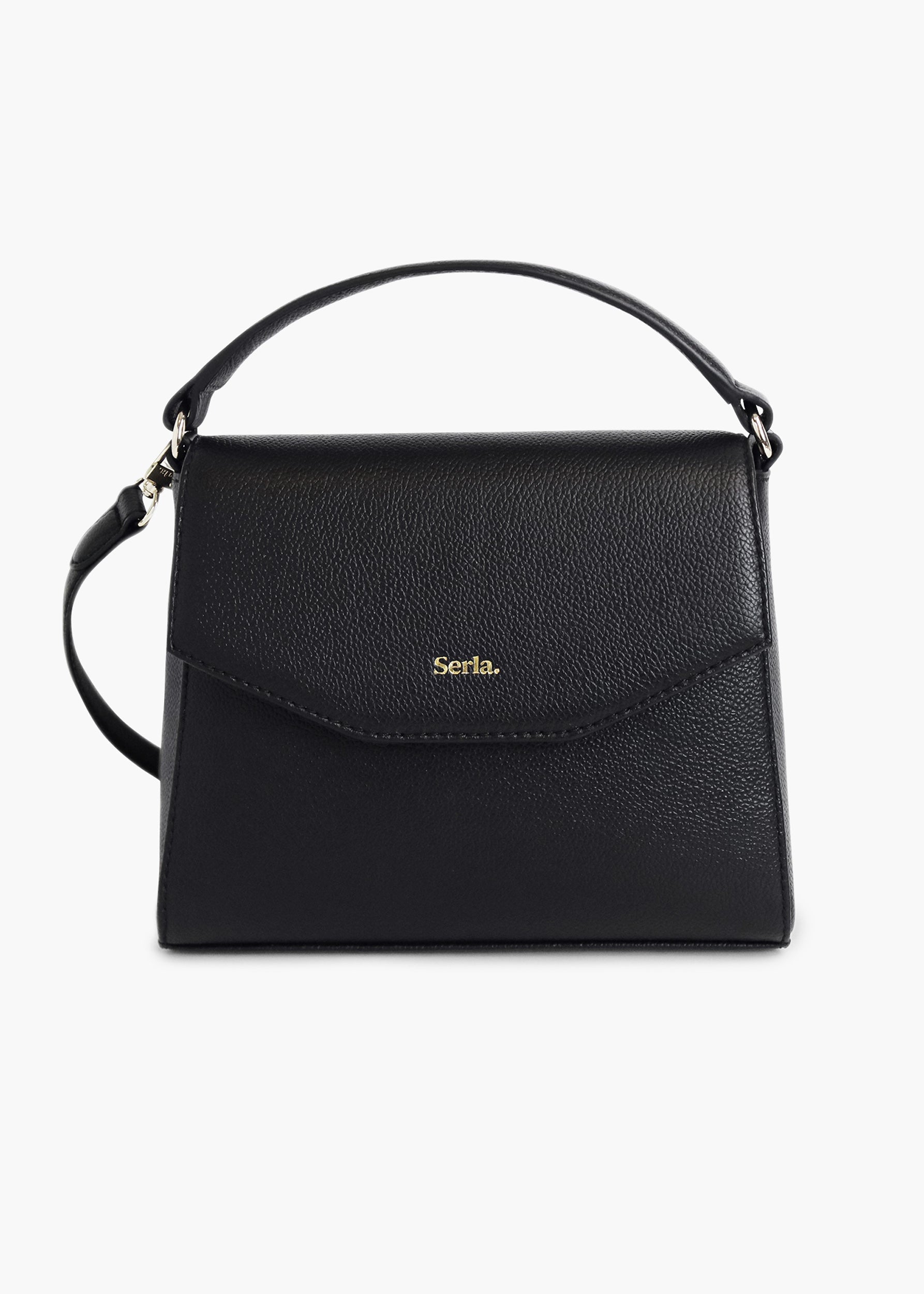 Kate Black Leather Crossbody Bag