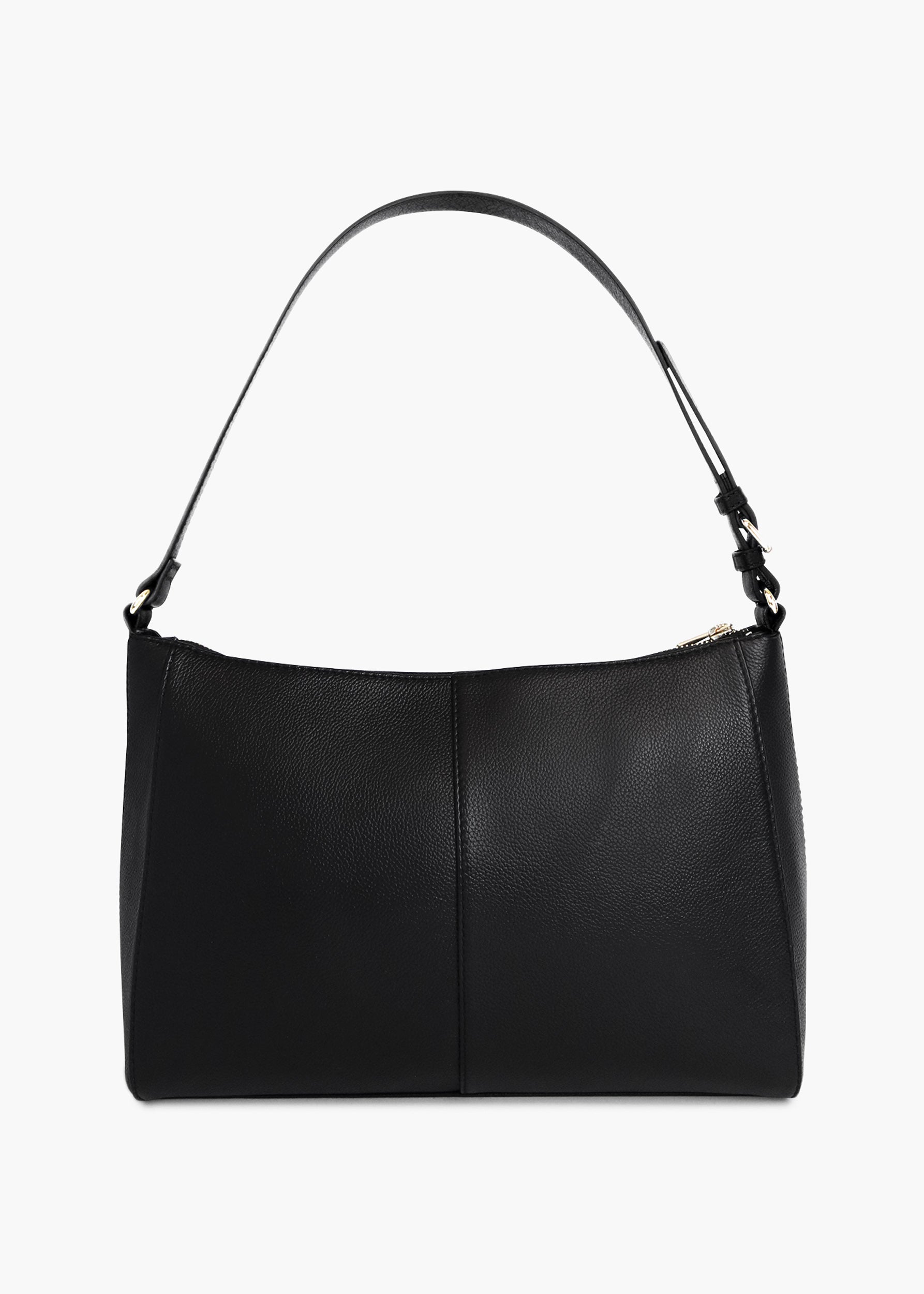Alice Black Leather Shoulder Bag